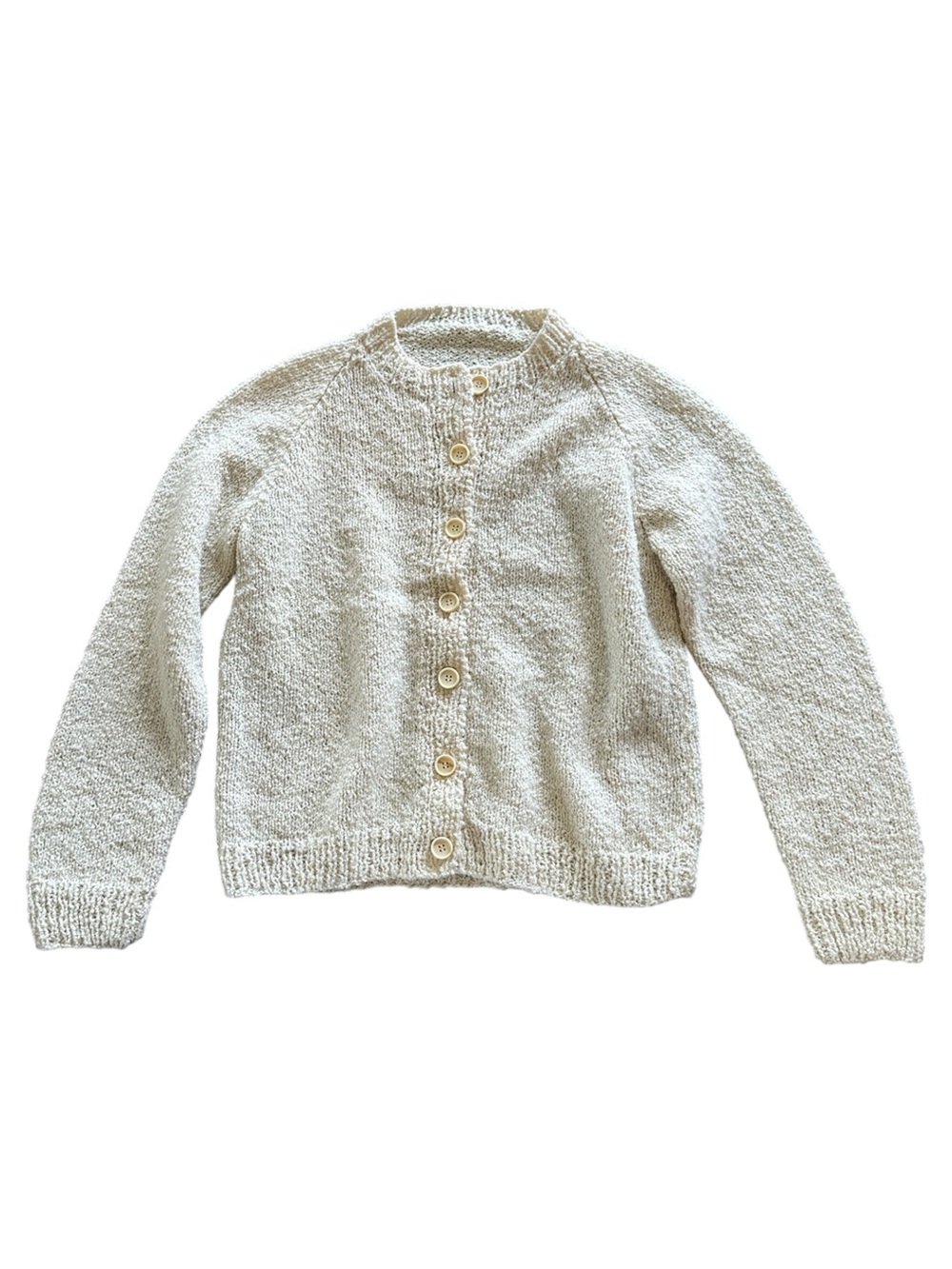 Vintage 50s cream cardigan sweater